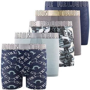 NEW True Religion Boys Underwear 5 Pack Boxer Briefs for Boys 6-18 Durable Stret